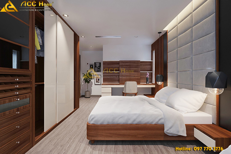thiết kế phòng ngủ Master tại Thanh Xuân Hà Nội