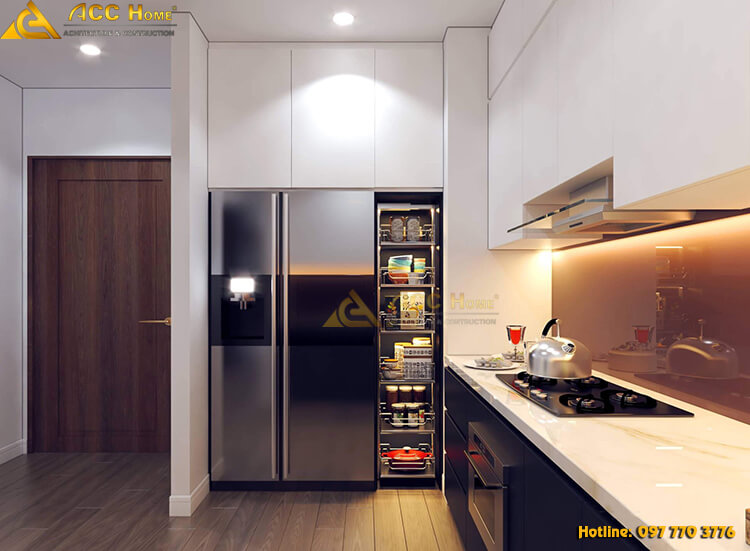 Thiết kế nội thất phòng bếp hiện đại