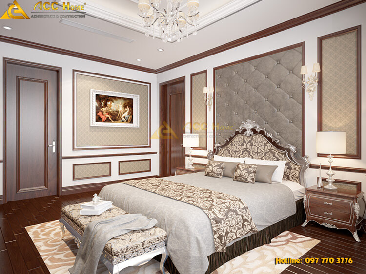 thiết kế nội thất phòng ngủ Master
