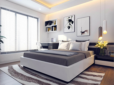 Tham khảo 10 mẫu thiết kế nội thất phòng ngủ chung cư đẹp