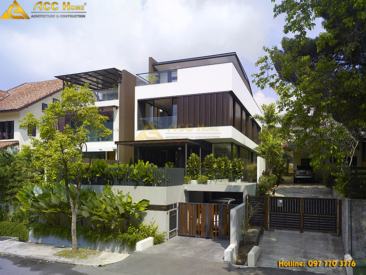 Thiết kế biệt thự hiện đại 125m2 tại khu đô thị Green Bay Village Quảng Ninh