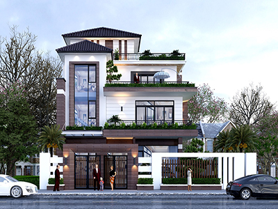 Thiết kế biệt thự mái thái thiết kế biệt thự Thái