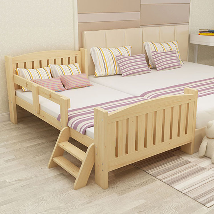Giường ngủ cho bé gái làm từ gỗ tự nhiên