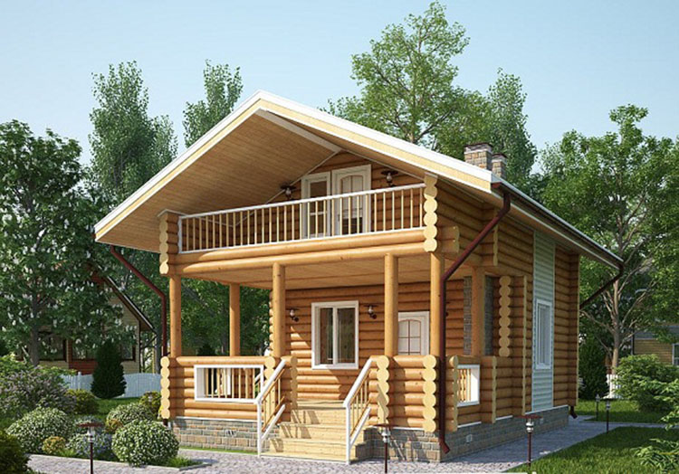 thiết kế nhà gỗ homestay