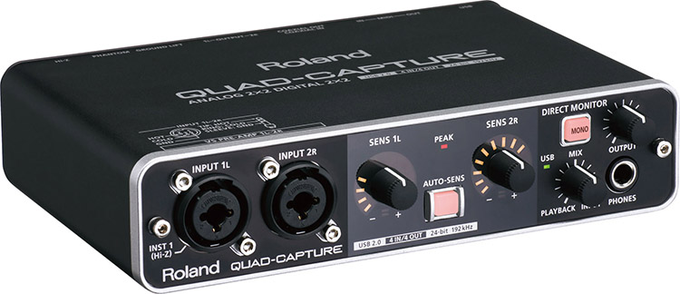 Máy Audio Interface của Roland Quad Capture