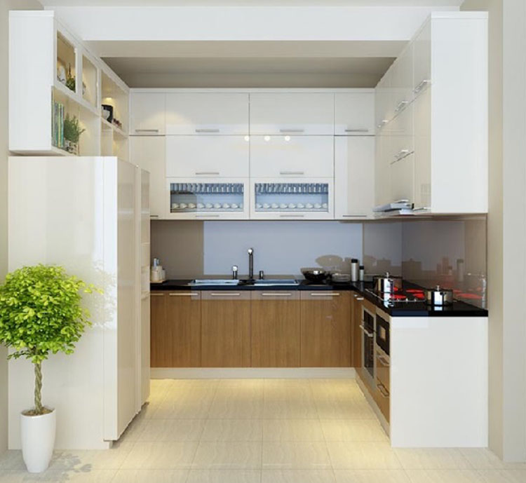 Những cách khắc phục phòng bếp hẹp cho <b>phòng bếp nhà ống 5m </b> 