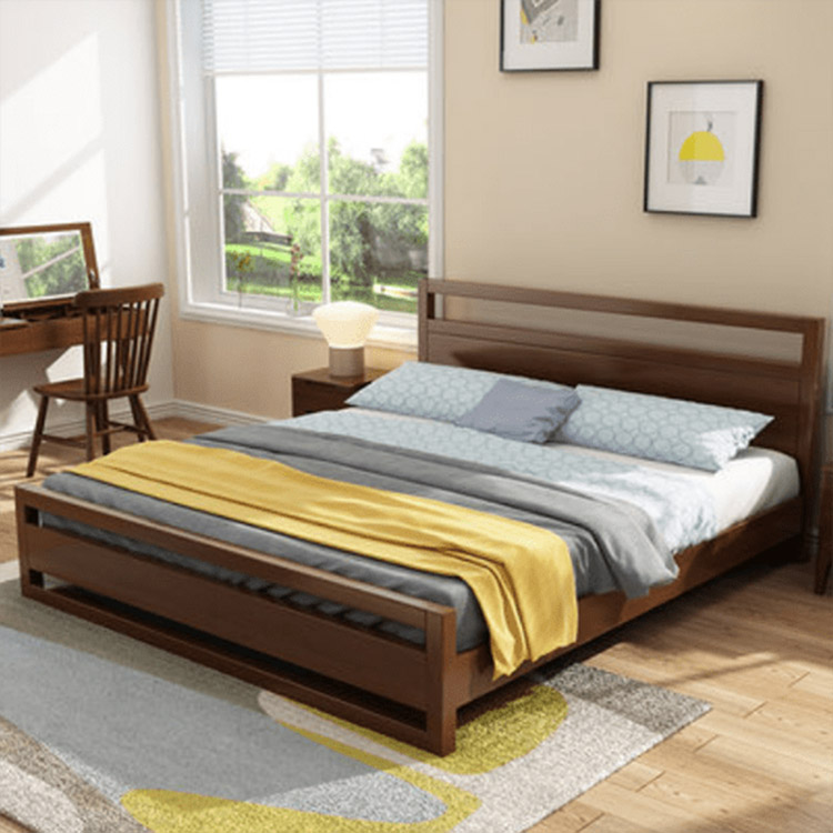 Phòng ngủ sử dụng gỗ xoan đào tự nhiên