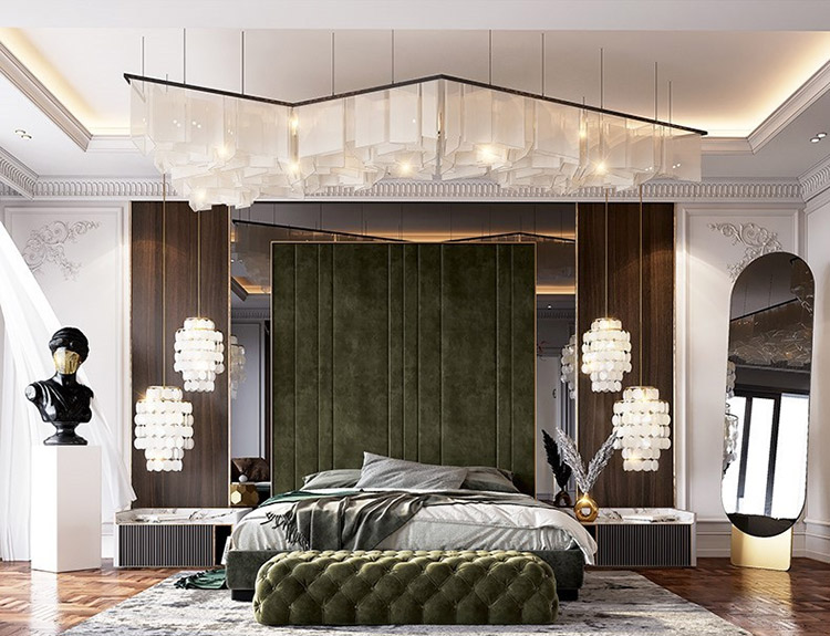 Phòng ngủ nhỏ phong cách luxury sang trọng
