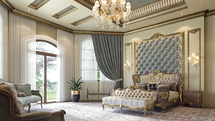 Phòng ngủ Luxury cho biệt thự ở Hải Phòng
