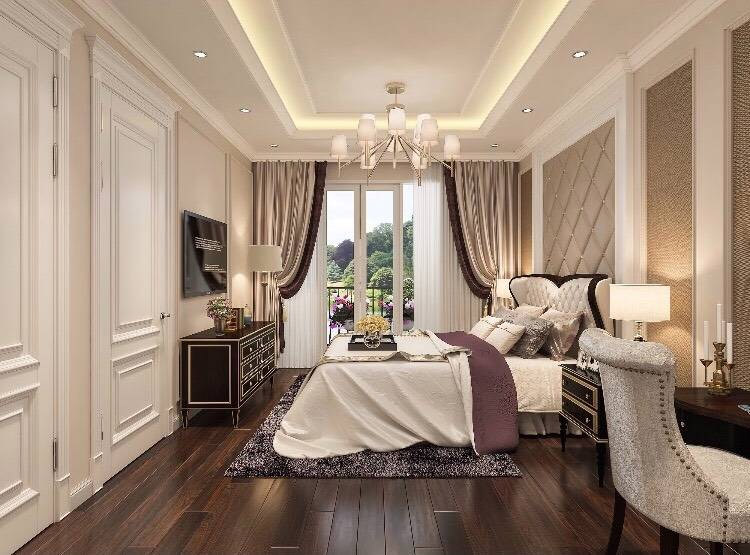 Mẫu thiết kế phòng ngủ luxury kiểu Châu Âu