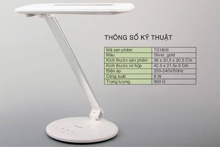 Đèn LED chống cận thị Tiross TS1806