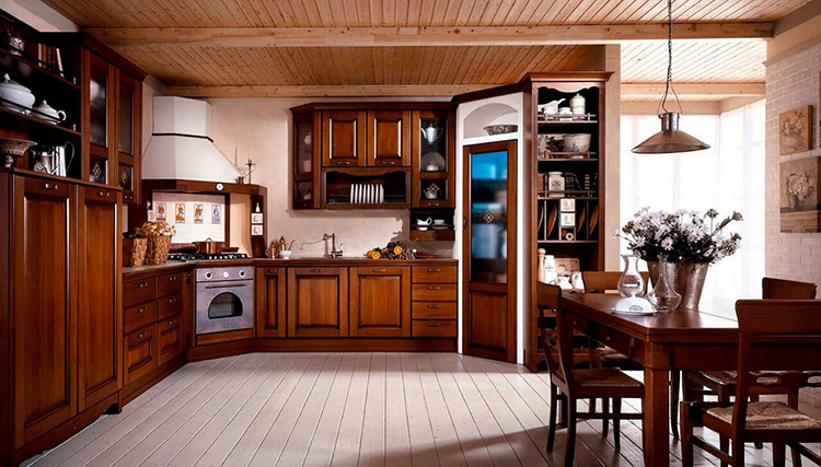 Ưu nhược điểm thiết kế phòng bếp bằng gỗ