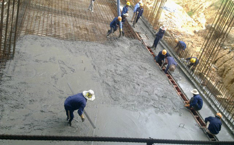 Các bước chuẩn bị trước khi đổ bê tông sàn mái