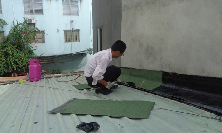 Cách khắc phục tình trạng thấm dột mái nhà